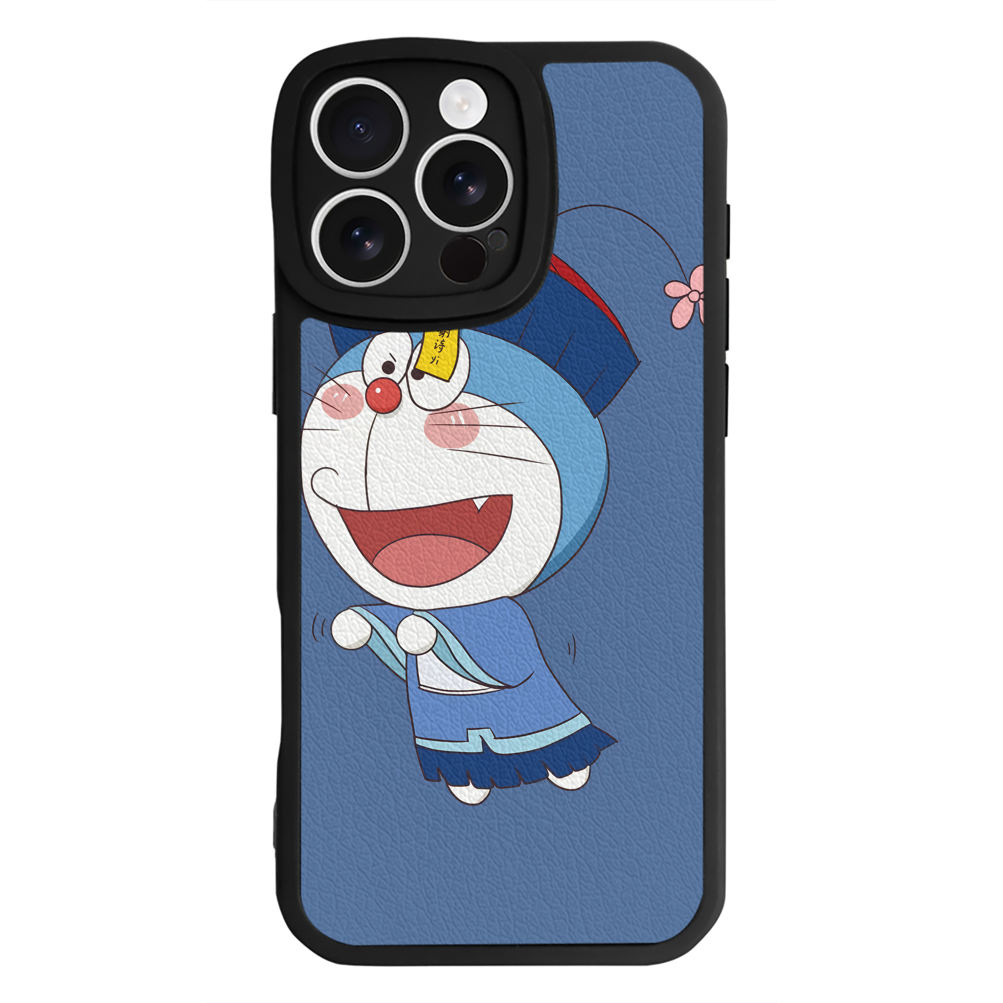 （画像用） ドラえもん Doraemon 【iPhone 16シリーズ対応】シリコンスマホケース（レザー調） 材質：シリコン